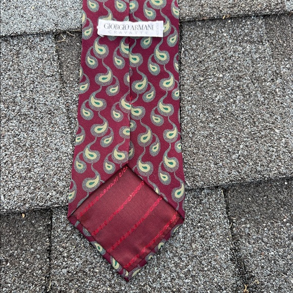 VGUC Vintage Giorgio Armani Cravatte silk tie - Picture 4 of 5
